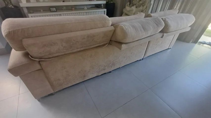 Sofá 3,20m Retrátil, Reclinável e Chaise - Foto 2