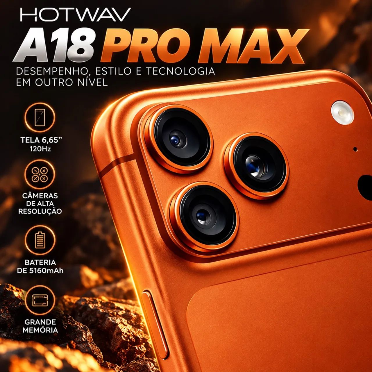 Celular A18 promax 128 GB