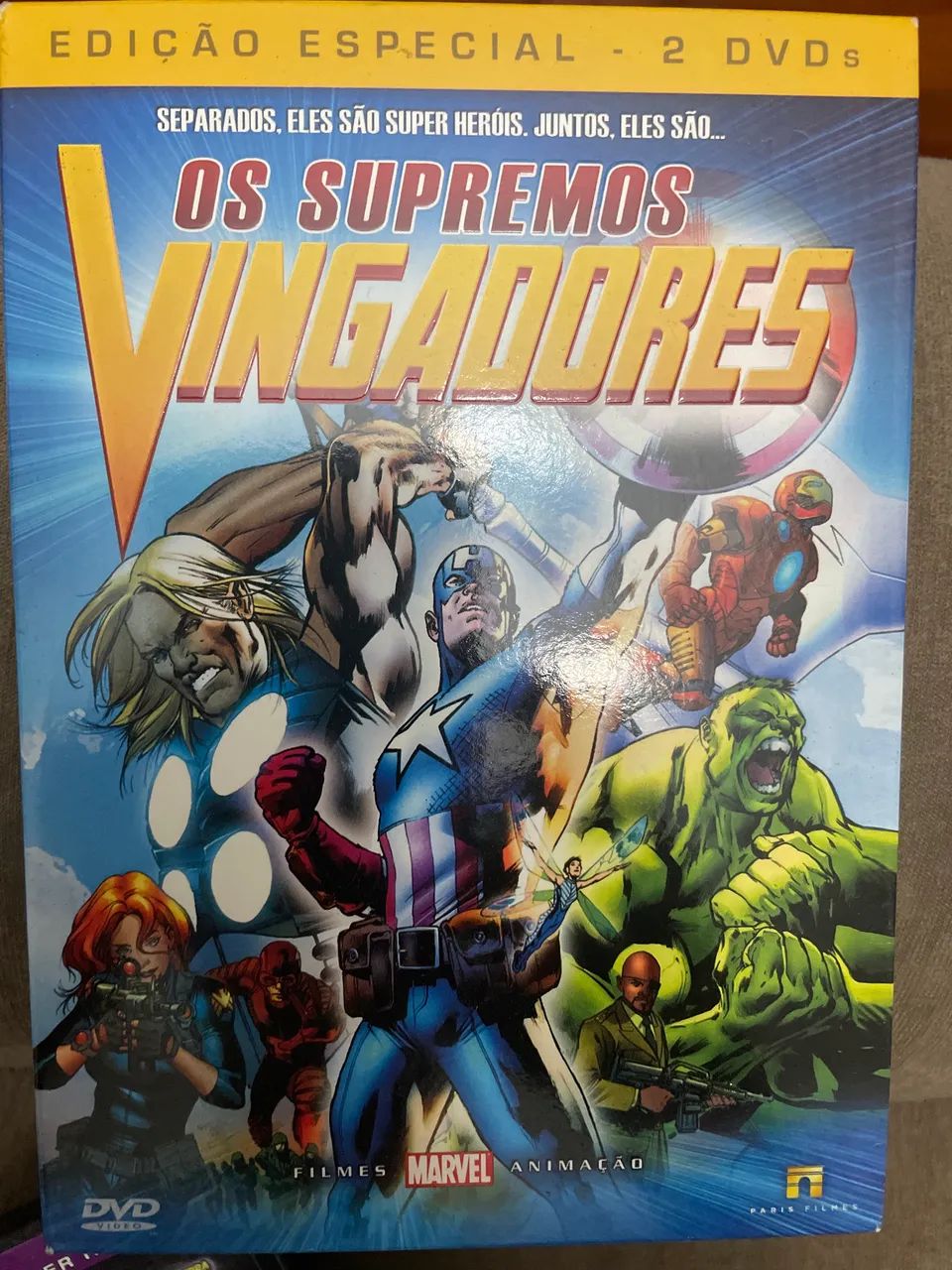 Dvds diversos - Marvel Animação