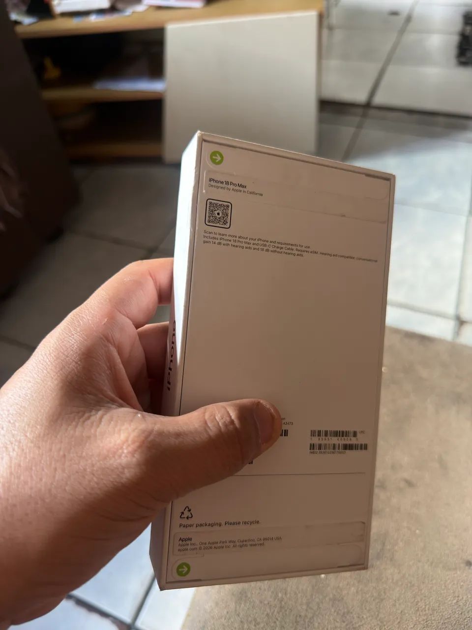 iPhone 18 pro Max 256 lacrado  - Foto 3