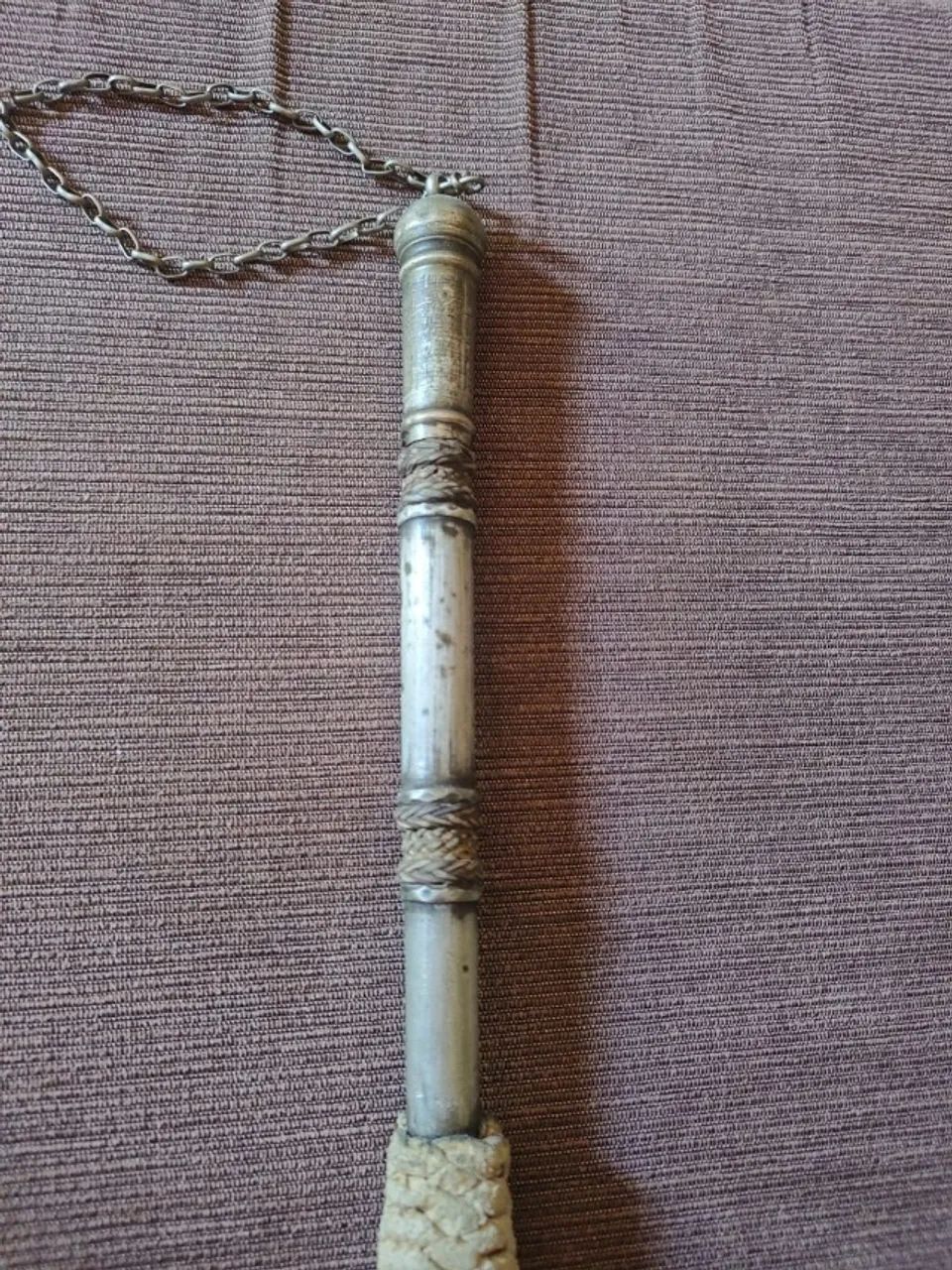 Chicote de cabo de prata 