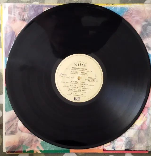 Vinil LP Blitz - Blitz 3 (1984) Yellow Sleeve / New Wave / Pop Rock - Foto 5