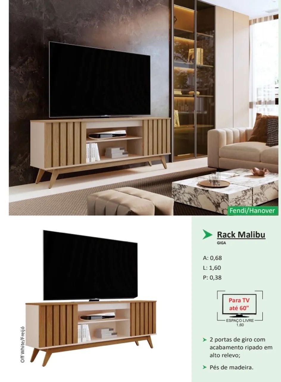 Rack Malibu 1,60 largura