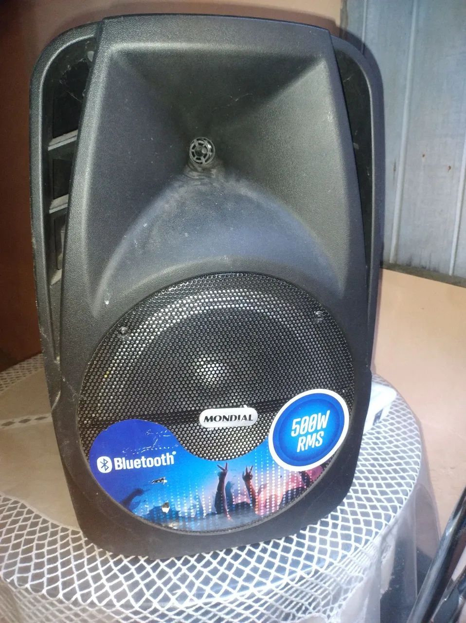 Caixa de som mondial 500w RMS
