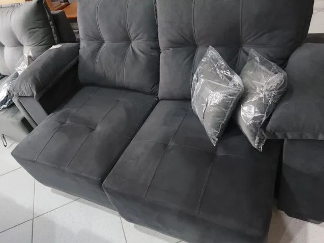 SOFÁ ELITE CATRACADO 3 LUGARES - Foto 2