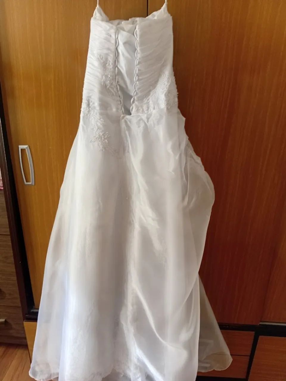 vestido de noiva tomara que caia branco - Foto 4