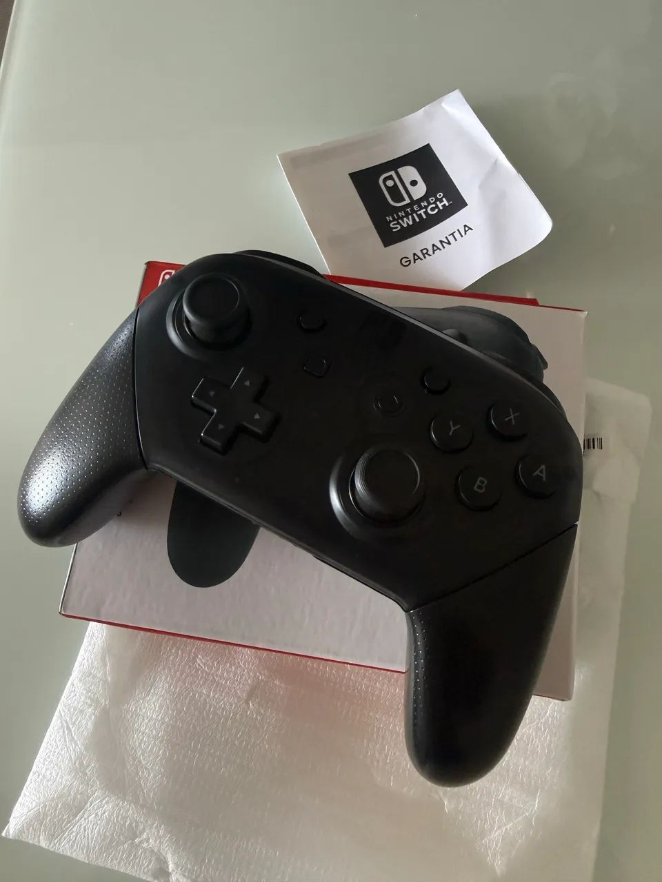 Nintendo Pro Controller Original - Completo na Caixa - Foto 4