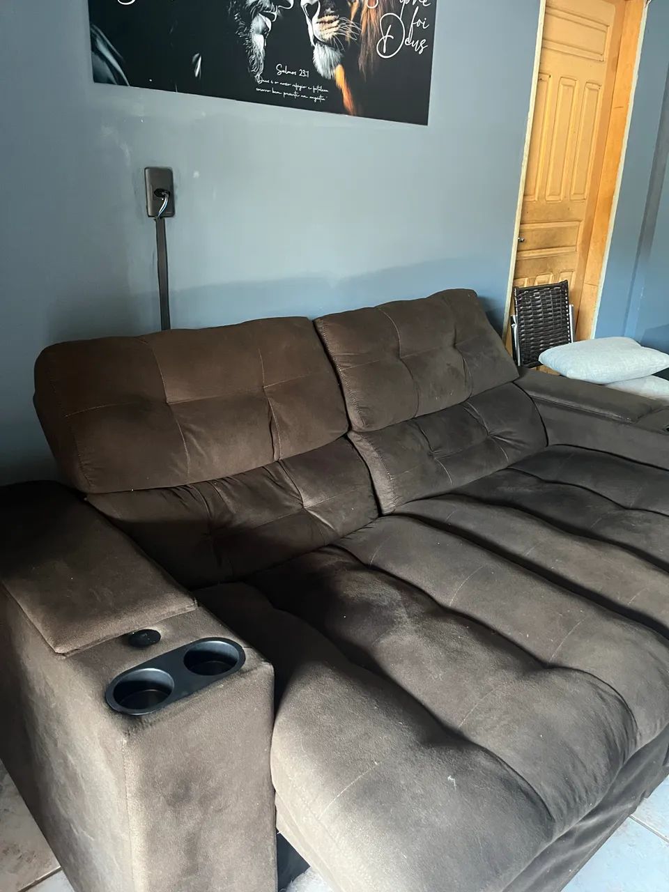 Vendo sofá retrátil 1.500 - Foto 4
