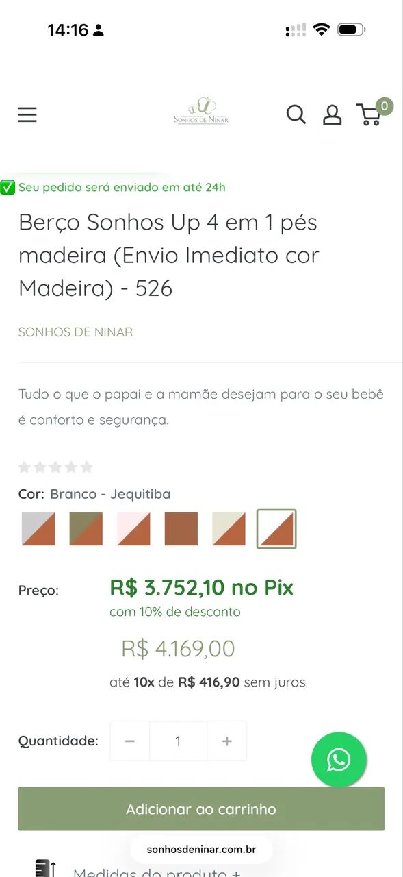 Berço 4 em 1  - Foto 3