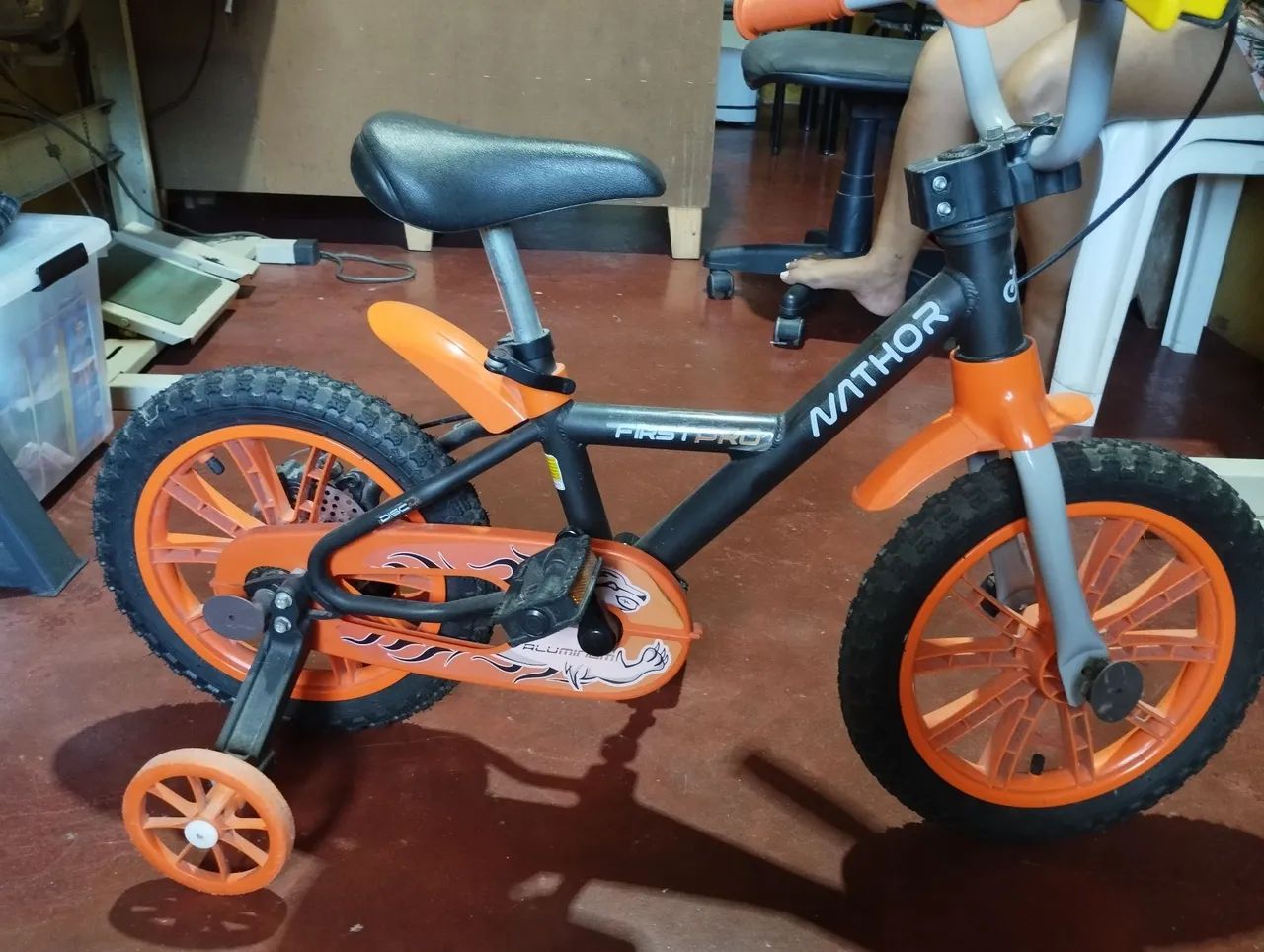Bicicleta enfatil freio a disco 