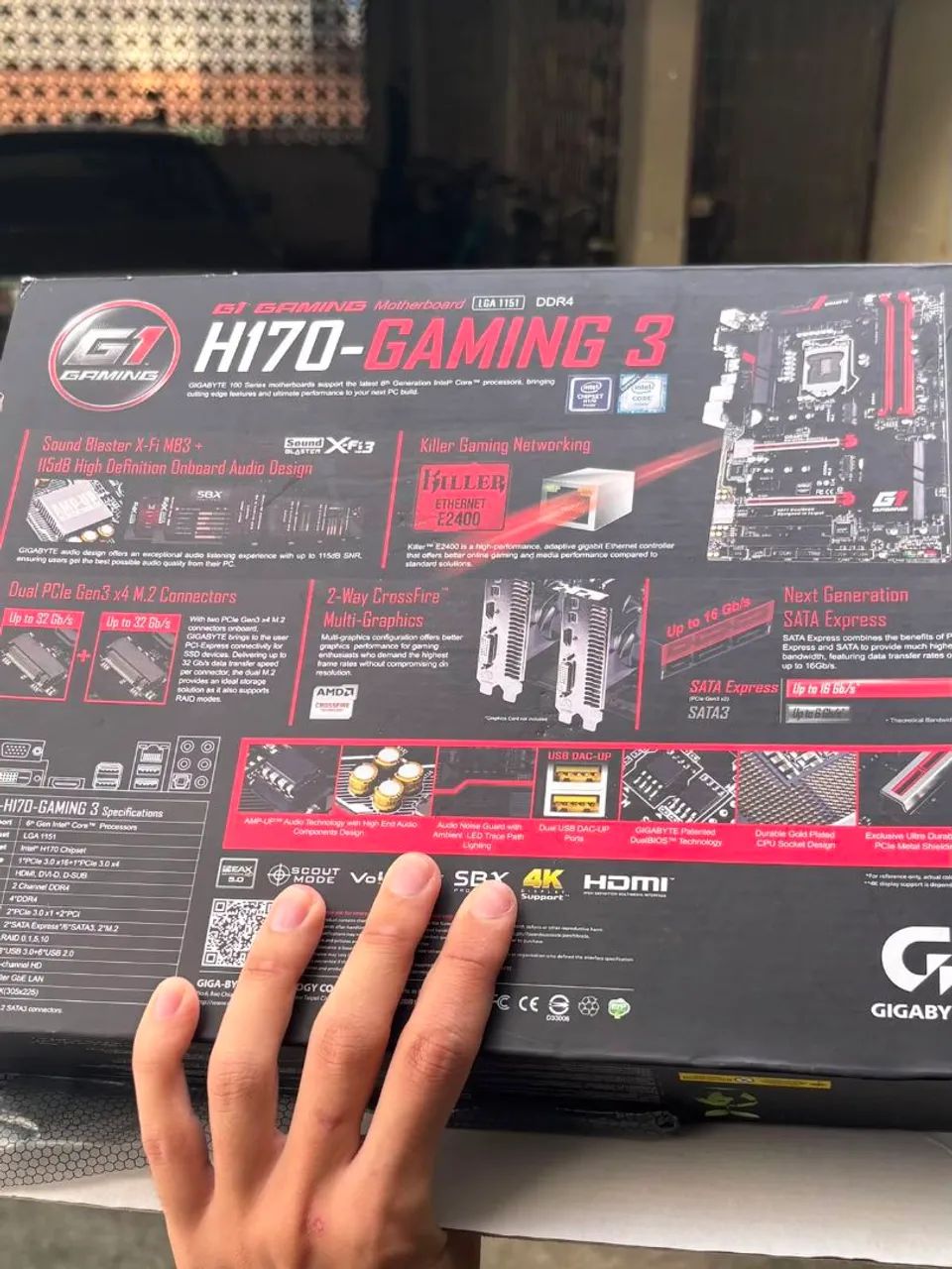 Kit Processador I7 7700k e Placa Mãe H170 gaming 3 DDR4 - Foto 3