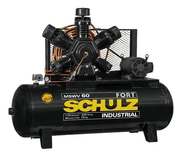 Compressor de ar elétrico Schulz Fort MSWV 60/425 425L 15hp