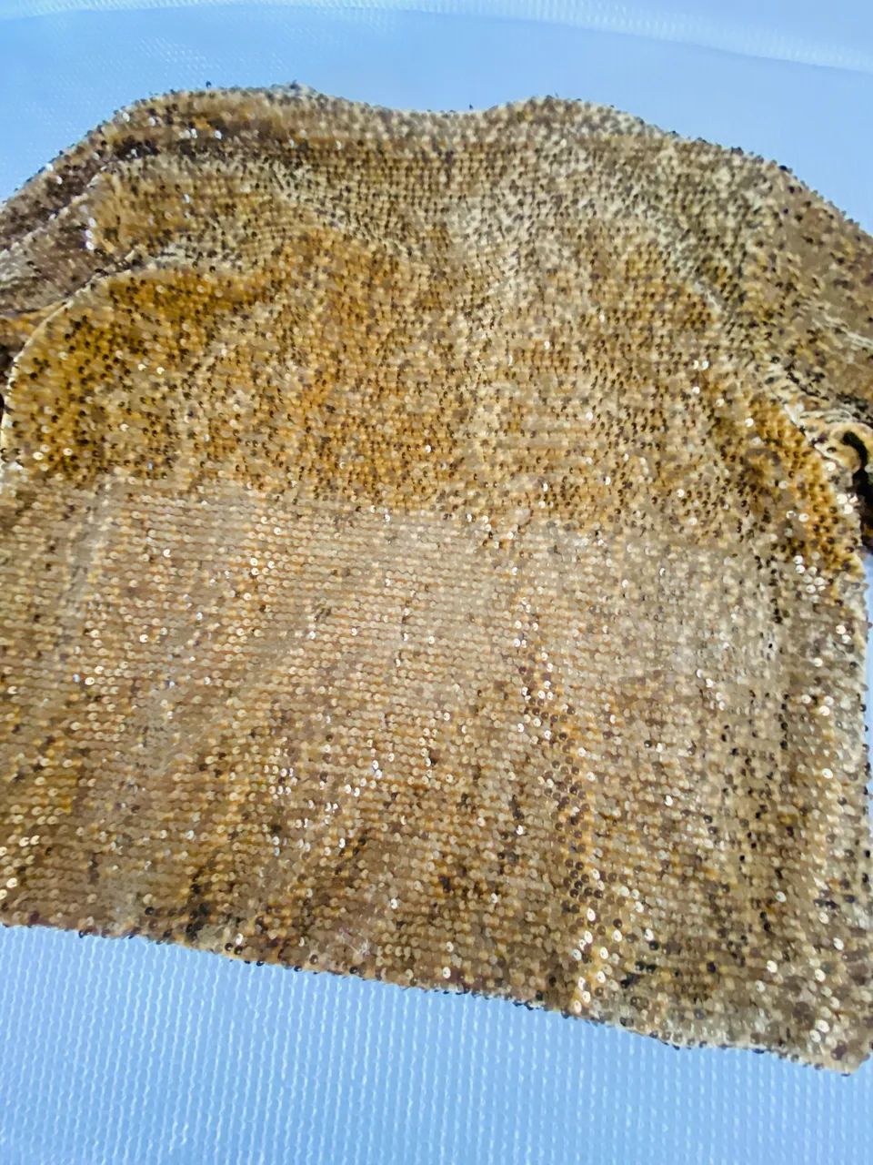 Casaco em paetês dourado   - Foto 5