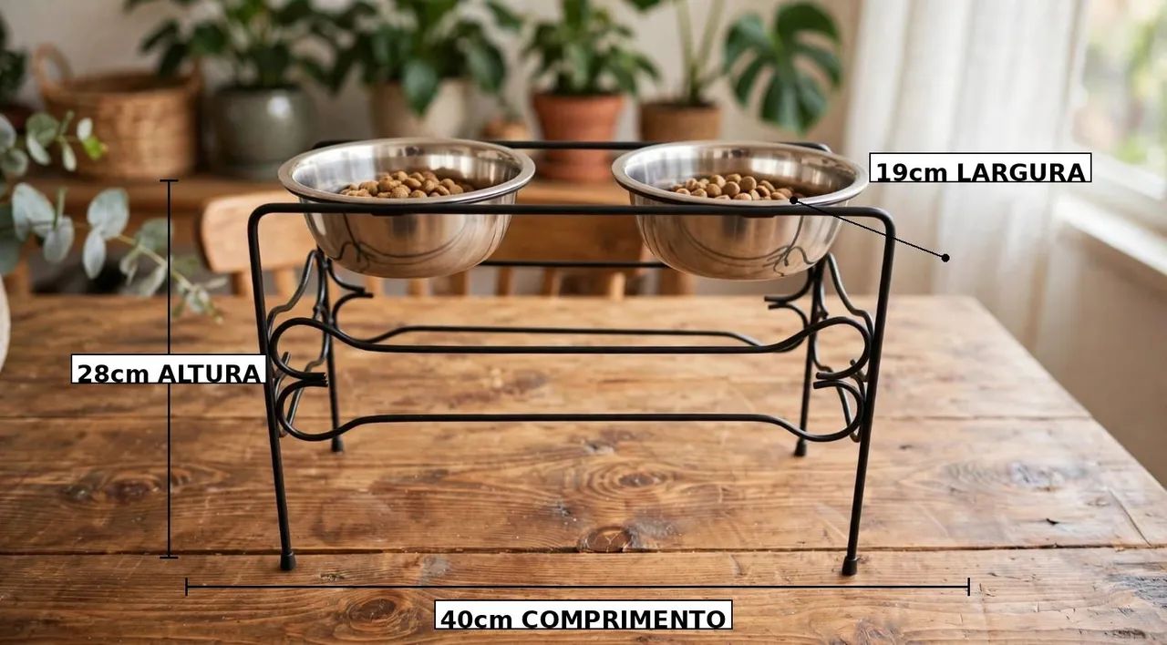 Suporte Comedouro para cachorro  - Foto 3