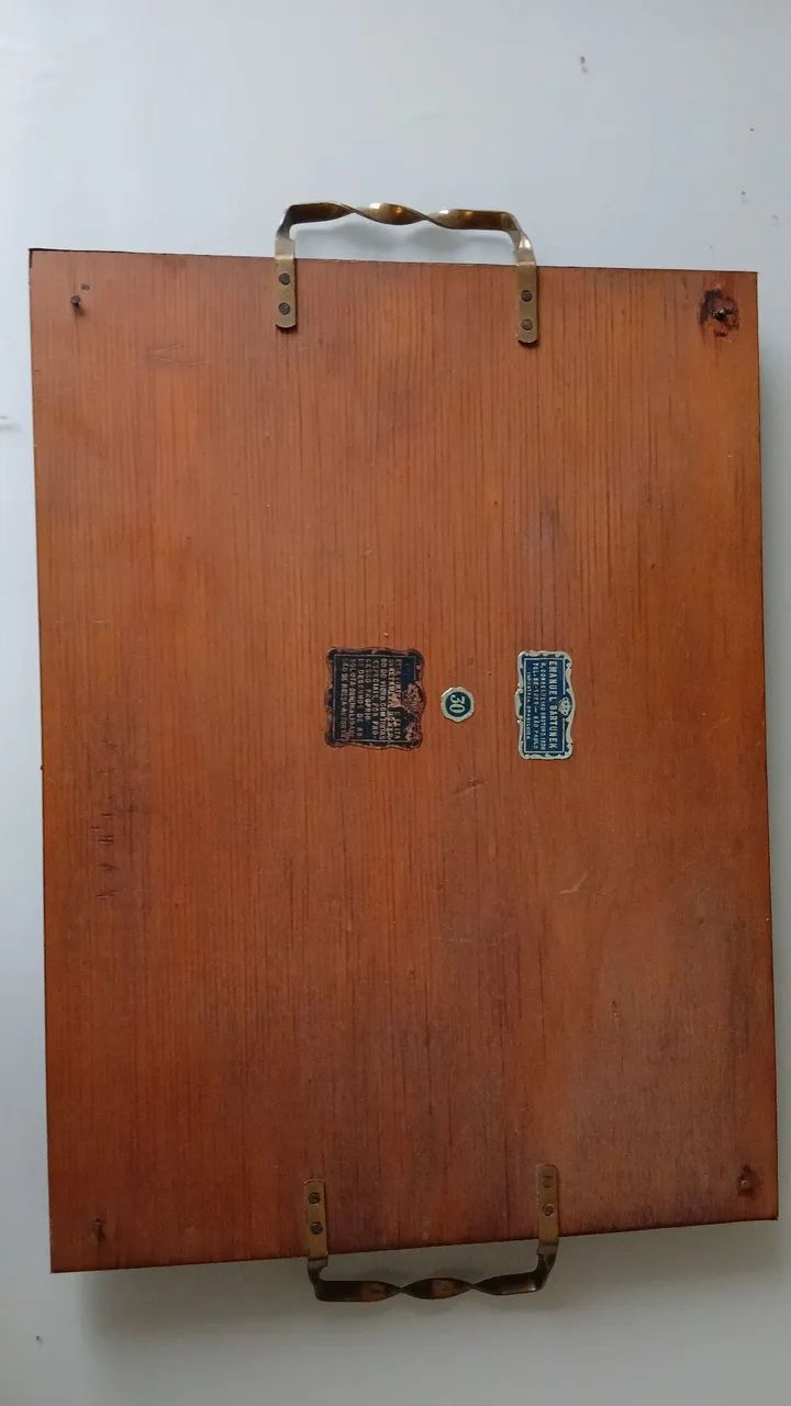 ANTIGUIDADE VINTAGE EM MADEIRA - EMANUEL BARTUNEK - PEÇA ORIGINAL - Foto 2