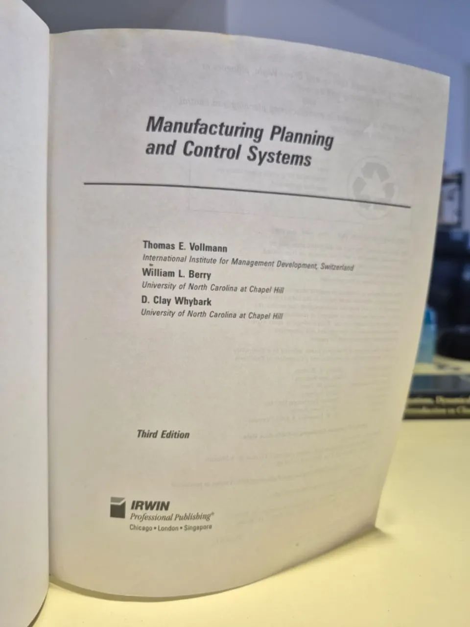 Manufacturing Planning and Control Systems - Vollmann | PCP - Foto 4