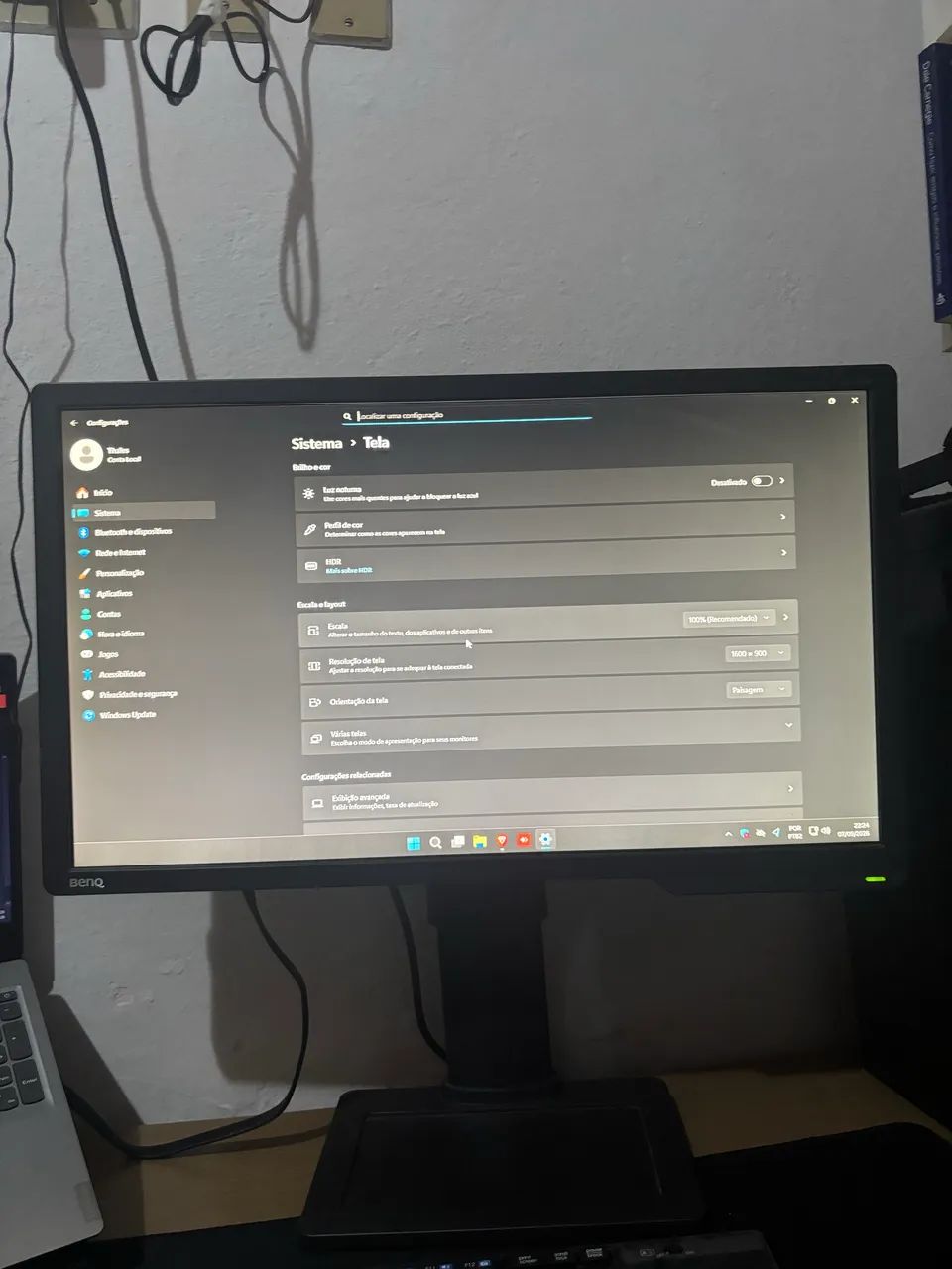 Monitor Ergonômico BenQ 144hz 24 polegadas - Foto 3