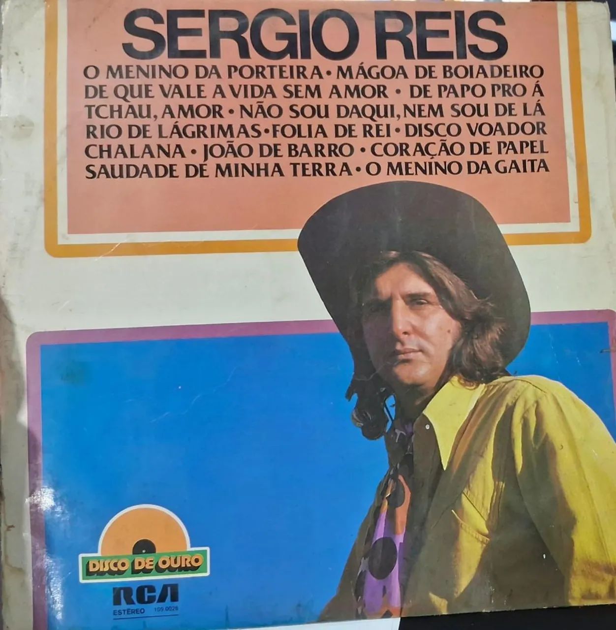 Vinil Sérgio Reis - Disco de Ouro