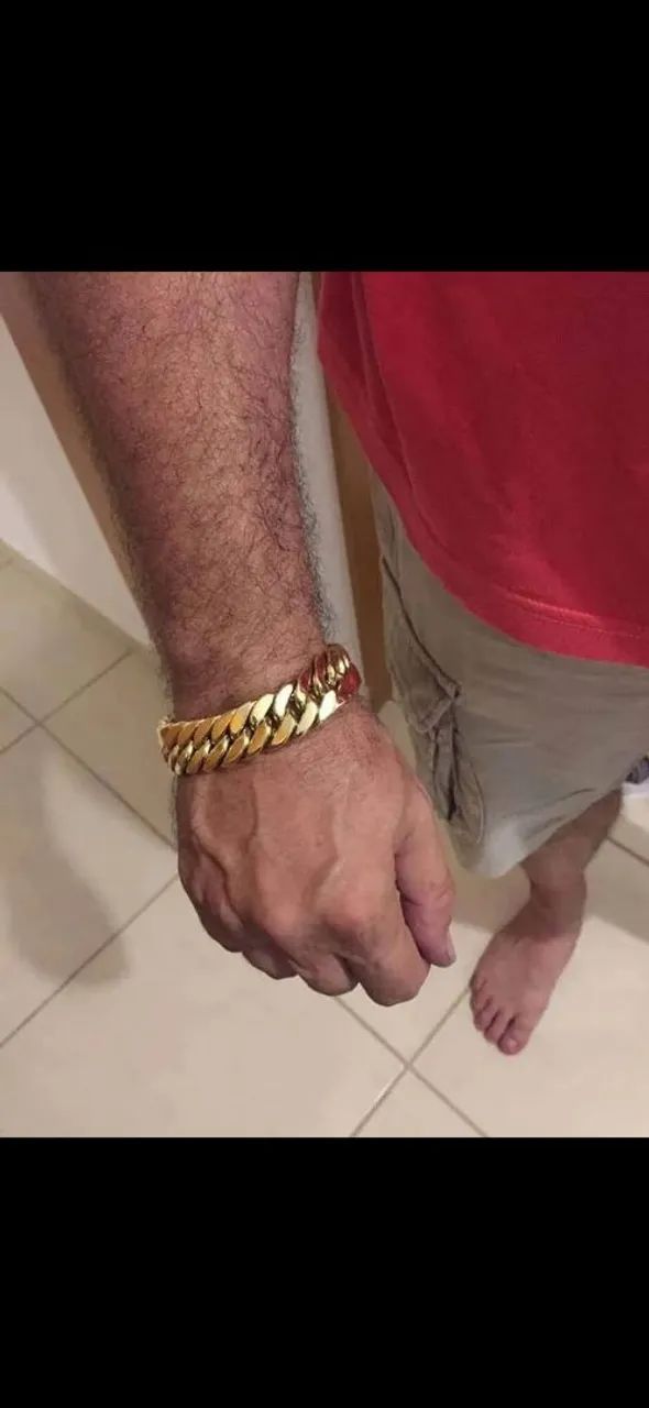 Pulseira Grumet em ouro 18k - Foto 2