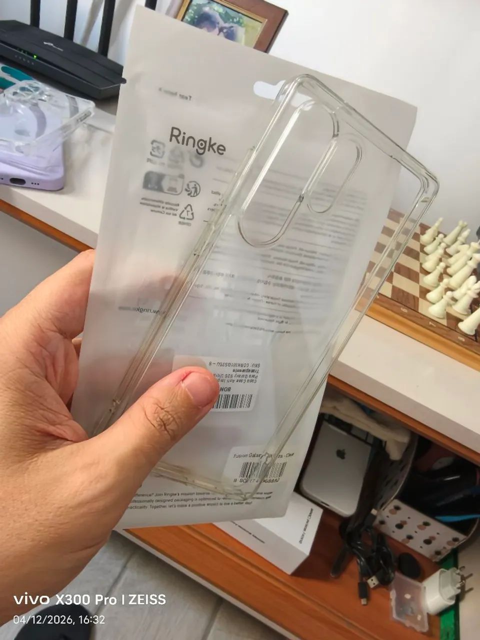Capa S25 Ultra Ringke Fusion Clear transparente - Foto 2