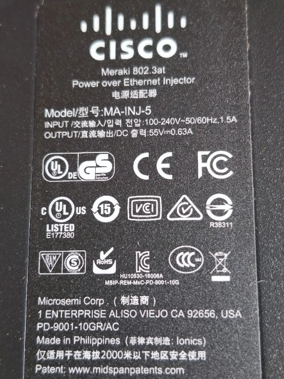 Power injector cisco - Foto 2