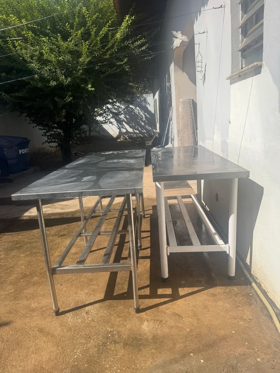 2 mesas de Inox  - Foto 2