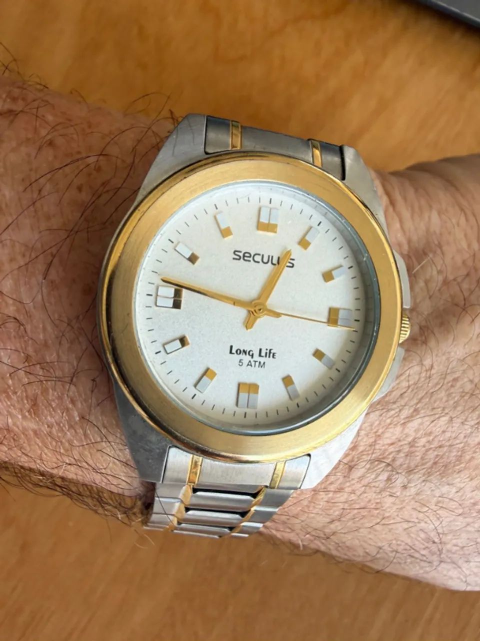 Relógio Seculus Original Masculino 40mm - Foto 4