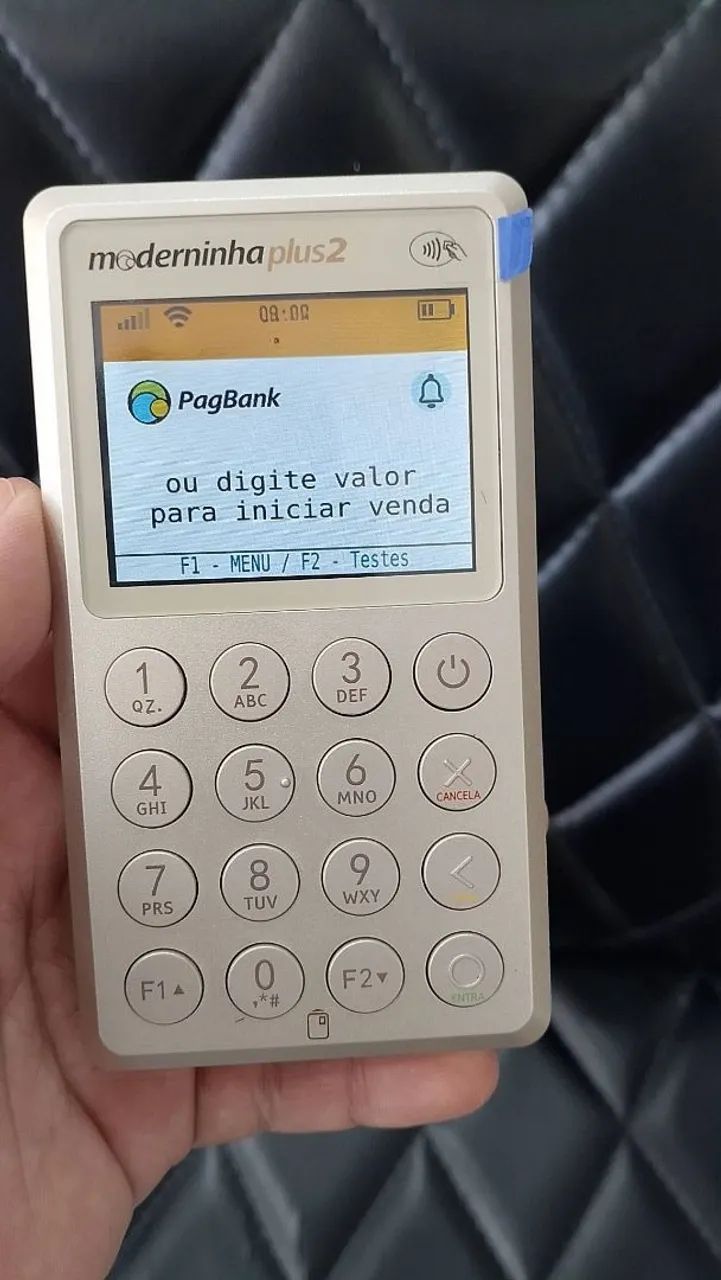 Maquininha Moderninha plus 2 paguebank 