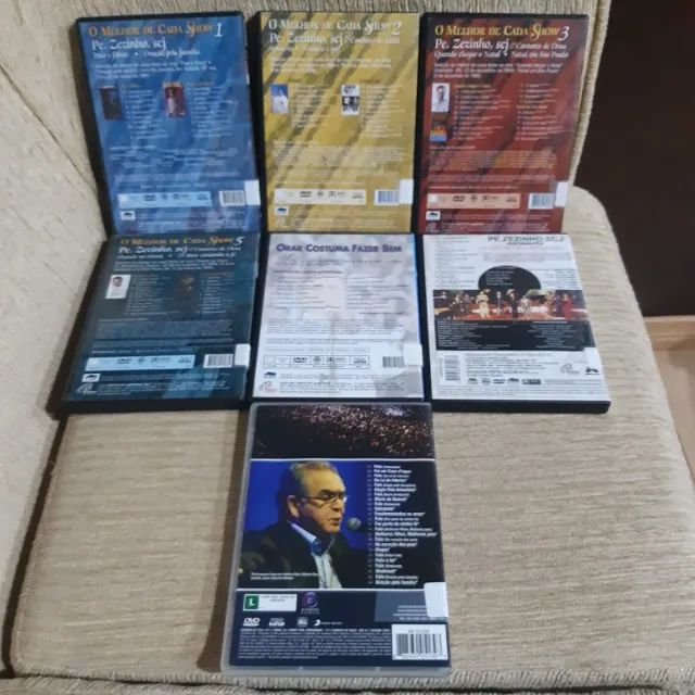 7 DVDS do Padre Zezinho - ORIGINAIS - DVD, Blu-Ray e Vídeo Cassete
