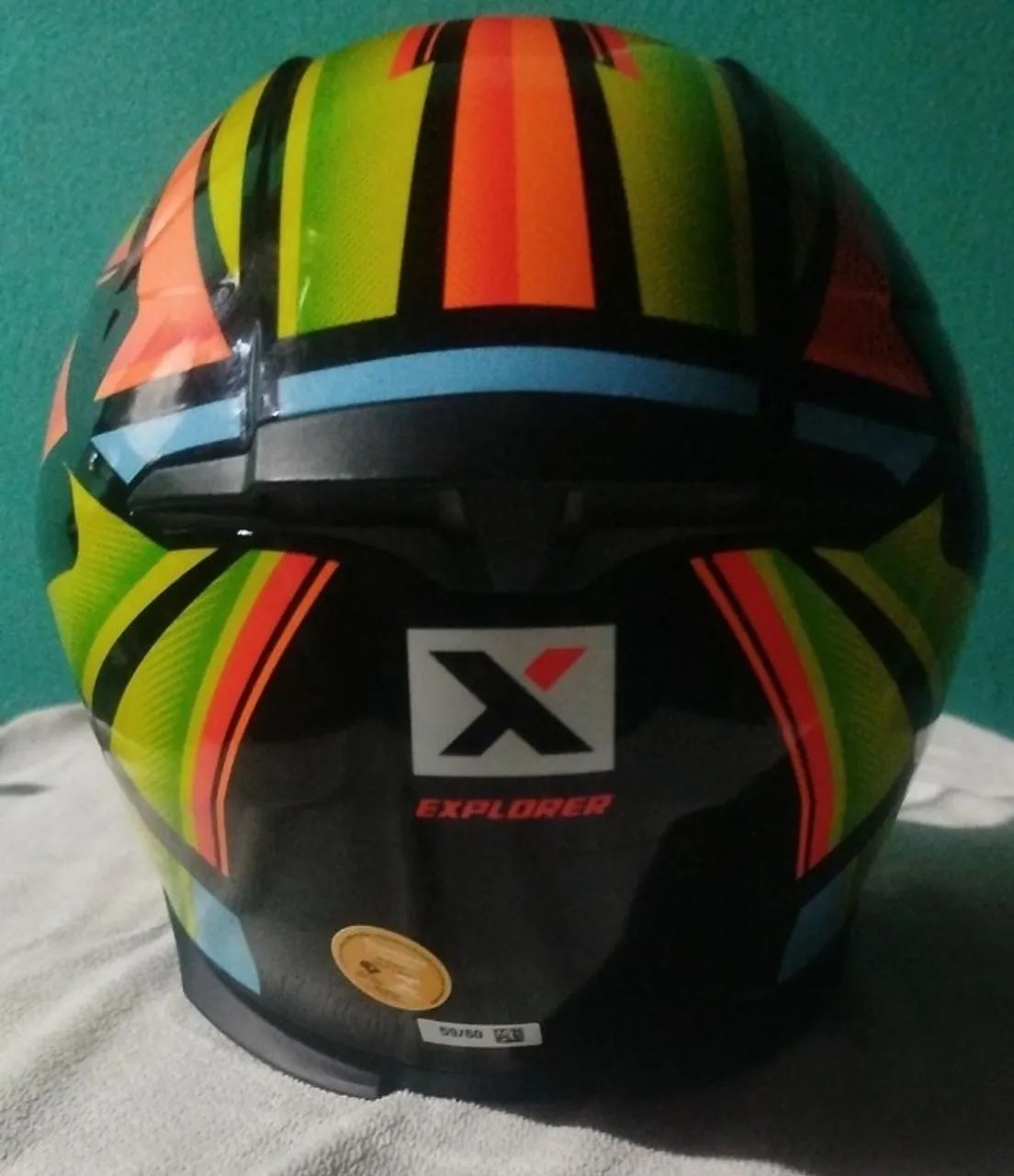 CAPACETE, MARCA ASX, MASCULINO,   NA CAIXA - Foto 4