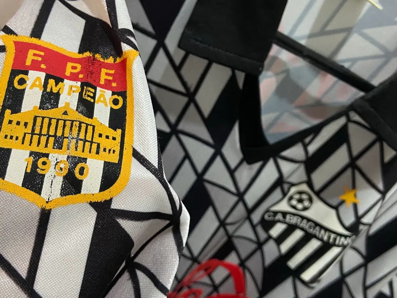 Camisa do Bragantino - Dellerba 1990 Coca-Cola - Foto 5