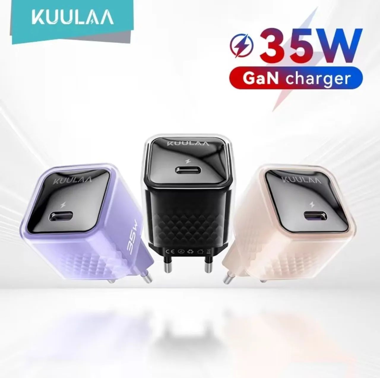 Carregador Kuulaa 35W GaN -Black