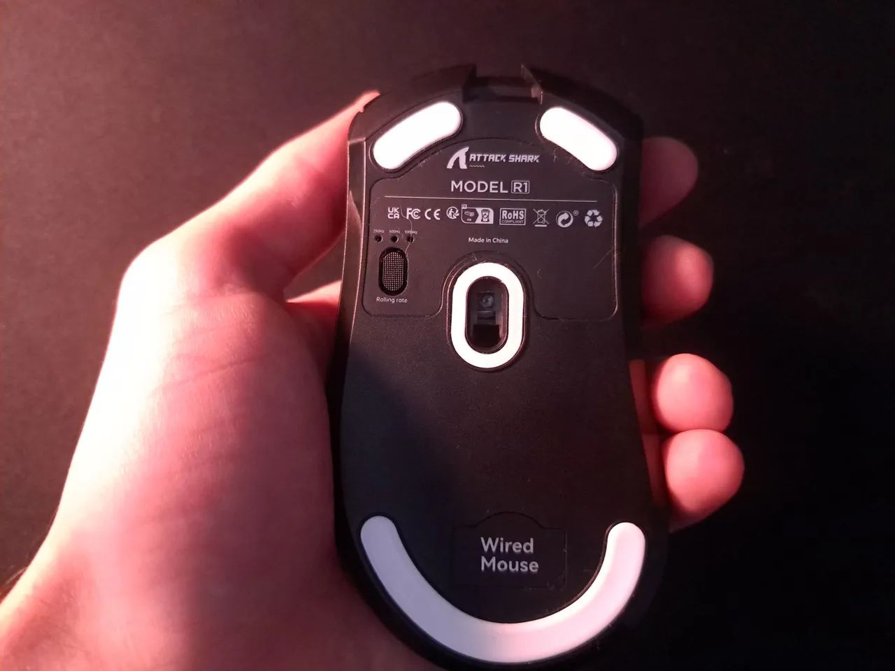 Mouse atack shark R1 com fio - Foto 4