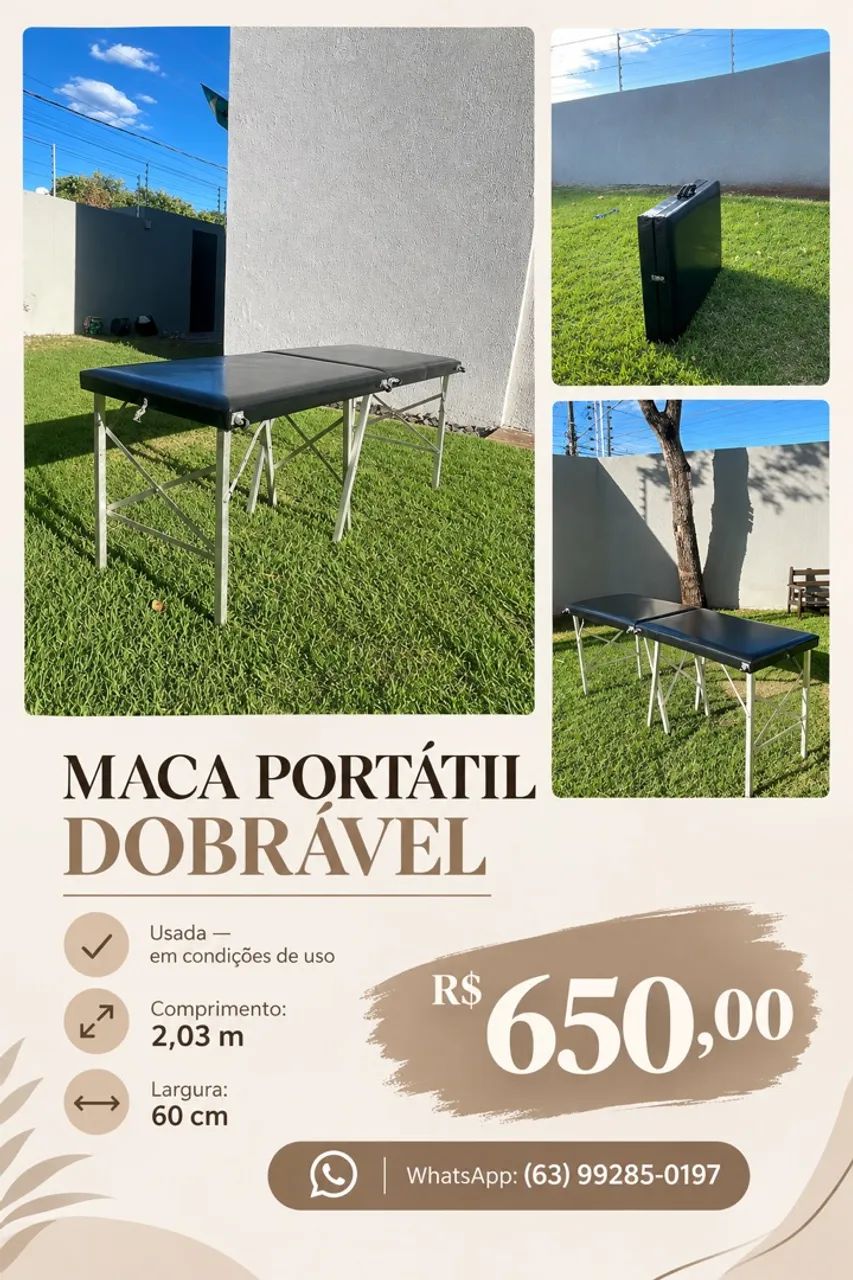 MACA PORTÁTIL DOBRÁVEL 