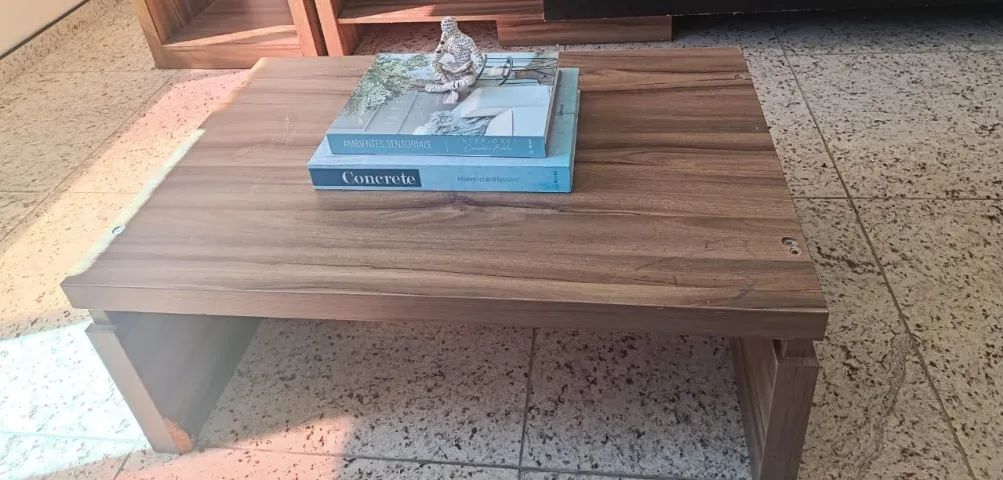 Rack de MDF para TV até 75 Polegadas  + Prateleiras + Mesa de Centro. - Foto 3