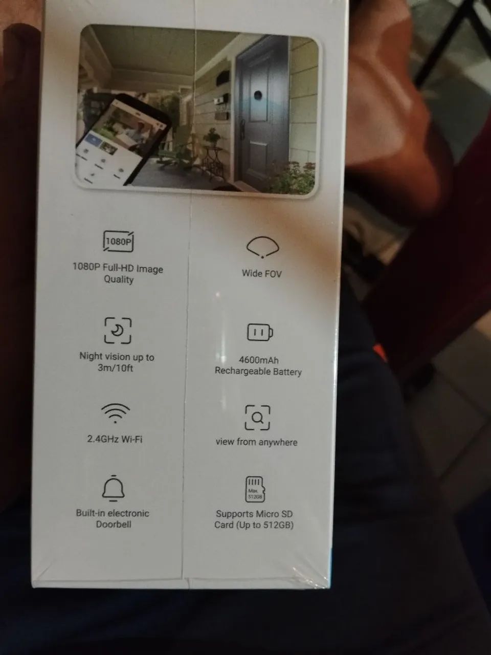 Câmera olho mágico sem fio ezviz  - Foto 4