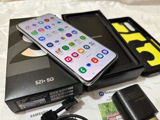 Samsung Galaxy S21+ Plus Sem Avarias, 6,7", 128GB, RAM8GB, Octa-Core, Câmera Tripla, Prata - Foto 3