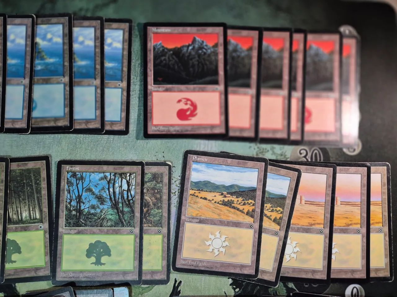 MtG Magic coleção com 73 terrenos de Portal 1 e Portal 2 - Foto 5