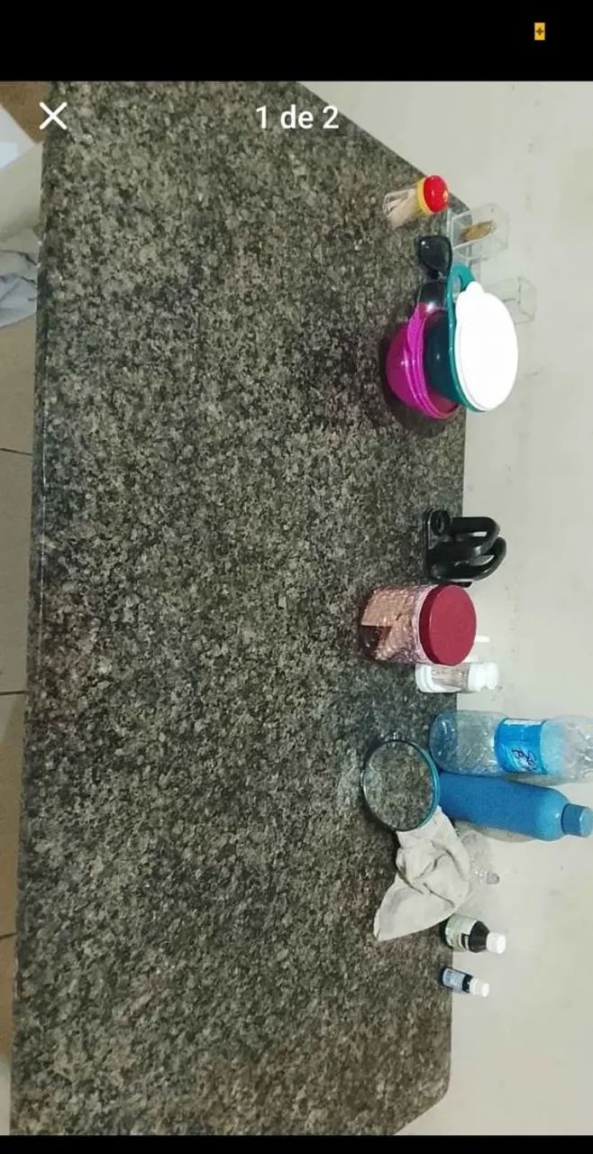 Mesa de jantar de mármore rústica 6 lugares 