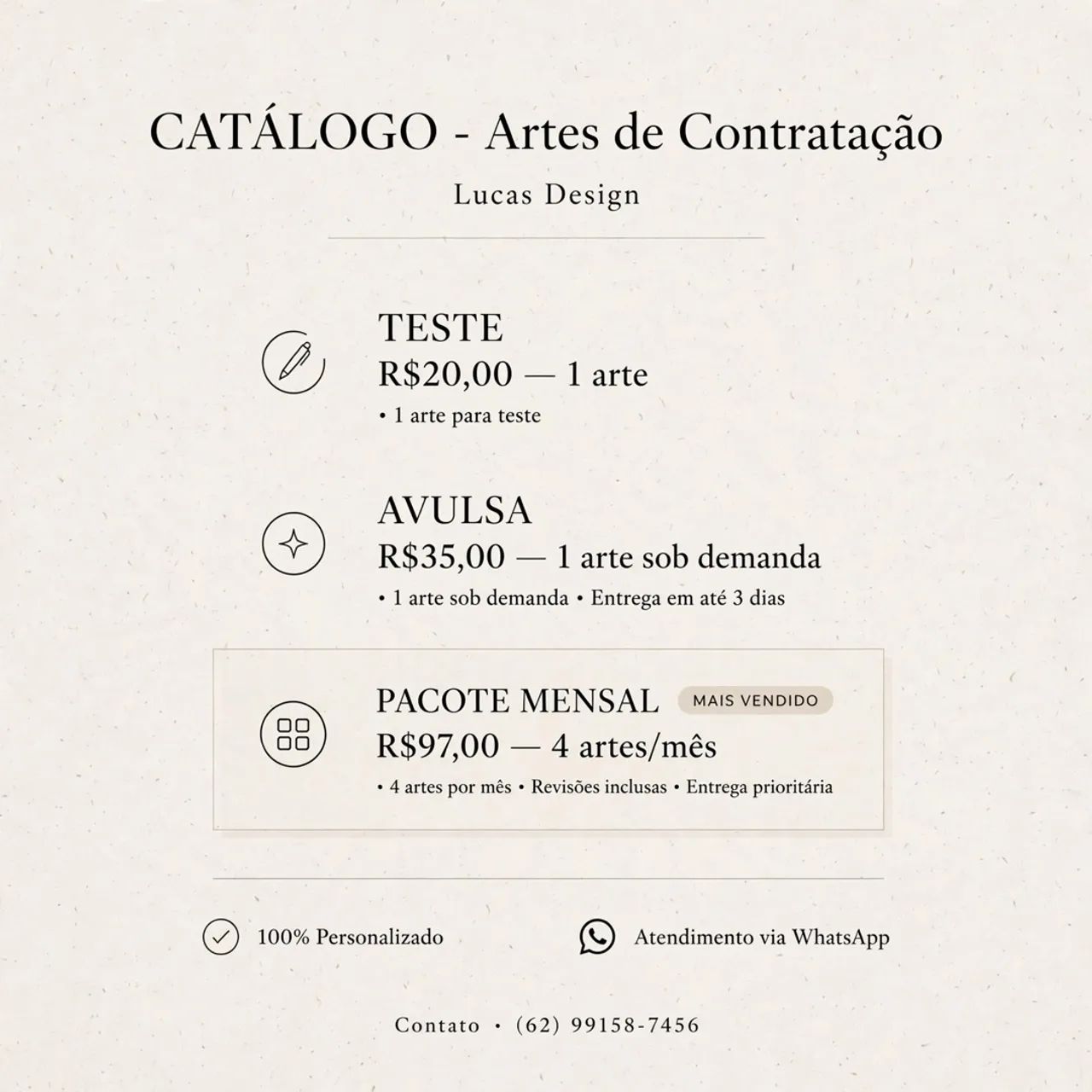 ? ARTES PROFISSIONAIS PARA CONTRATAÇÃO 