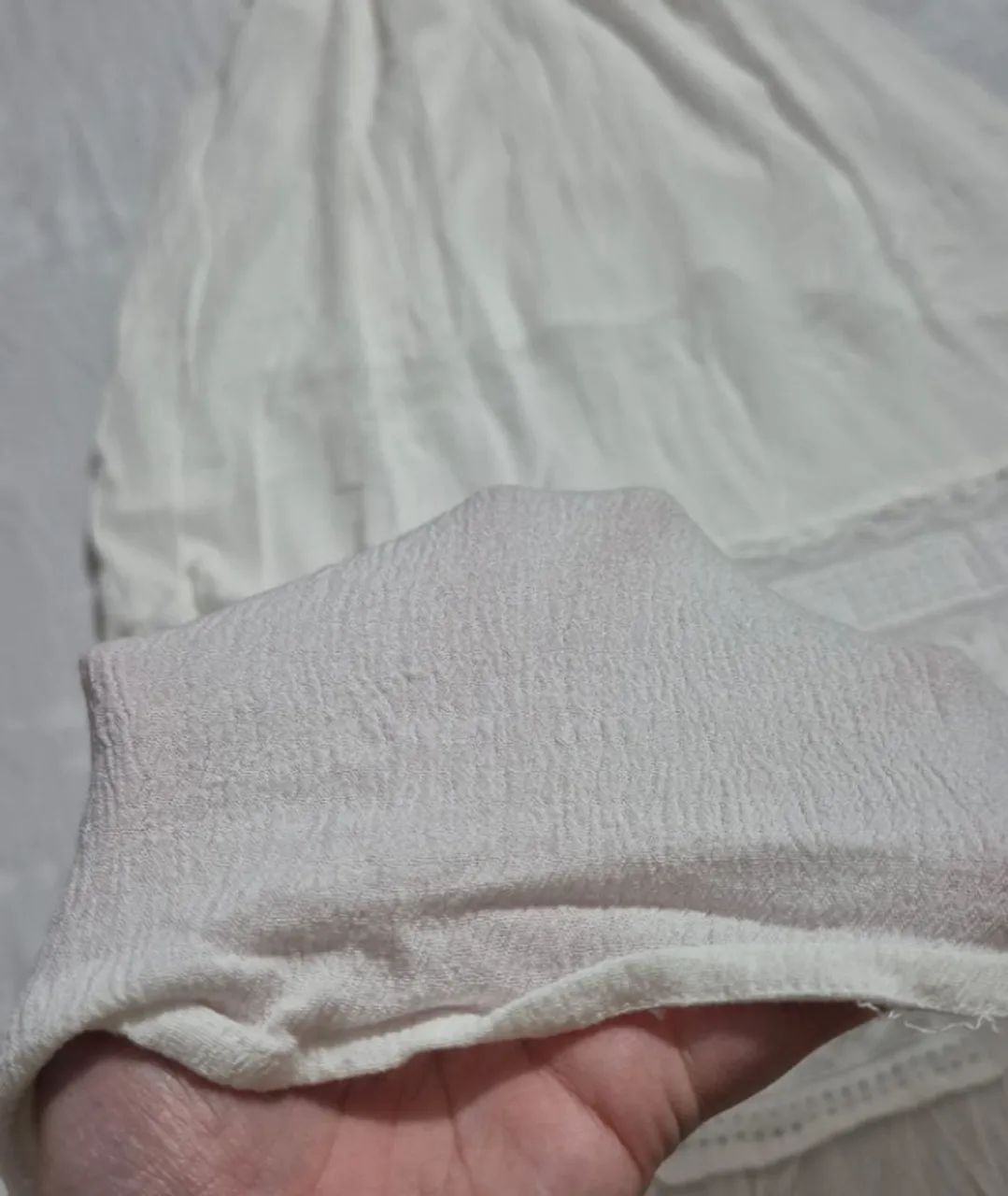 Vestido longo branco PP, perfeito estado - Foto 5