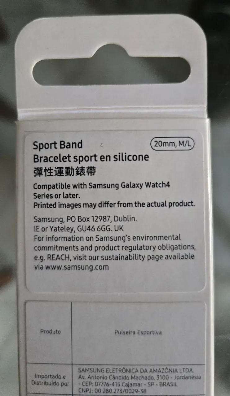 Pulseira samsunsug sport band silicone Nova - Foto 3