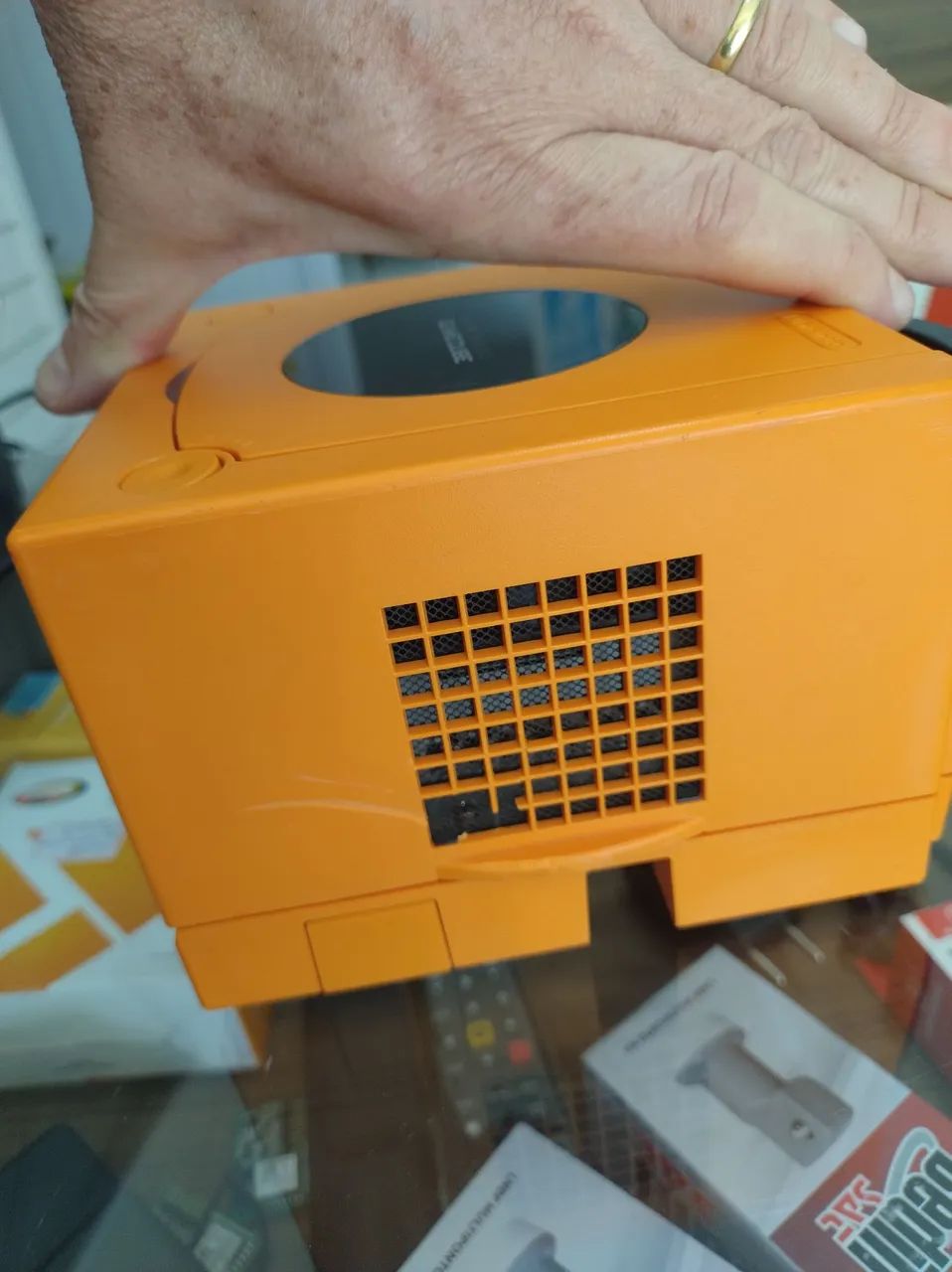 Nintendo Game Cube Laranja com picoboot zerado  - Foto 5