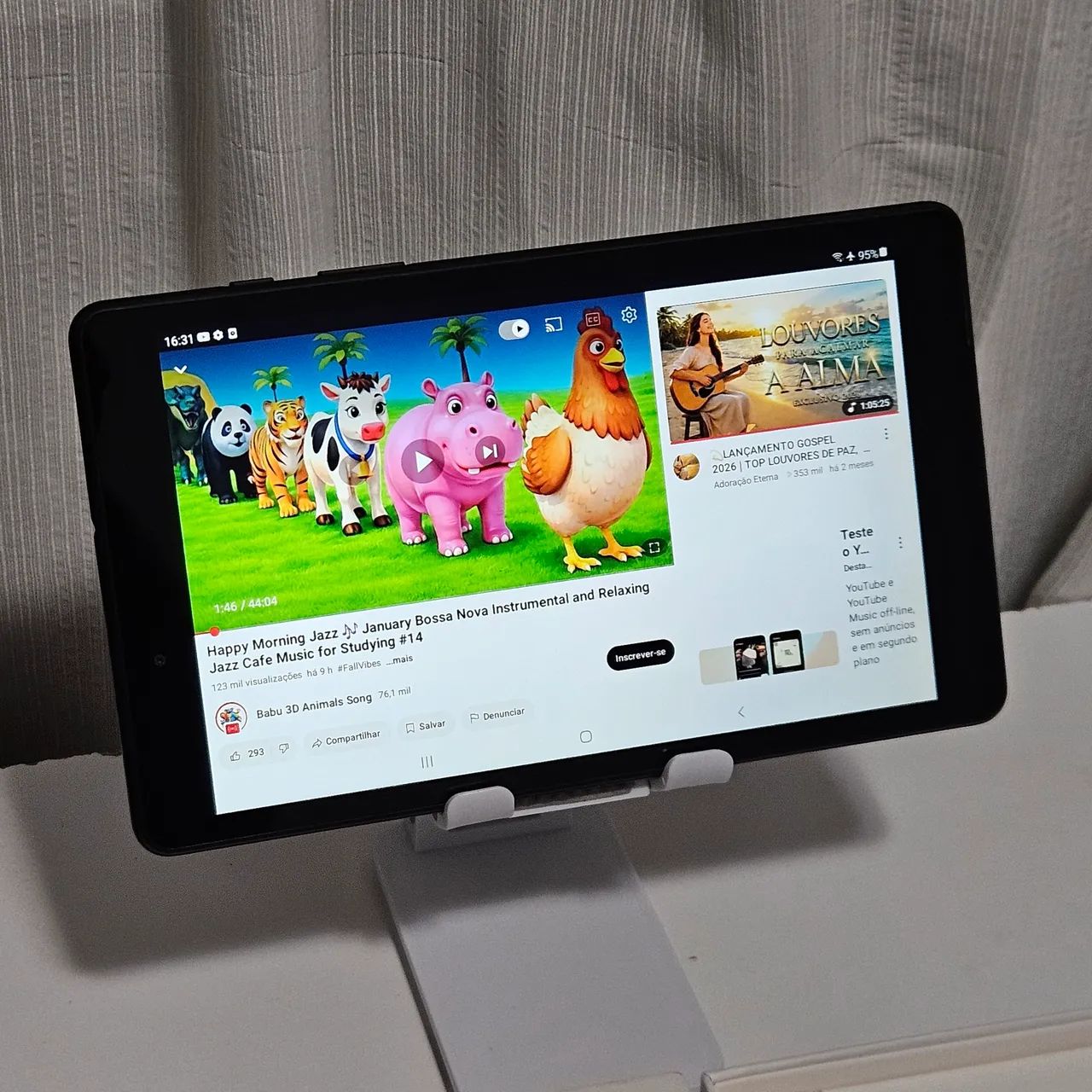 Tablet Samsung Galaxy Tab A 8.0" completo! Android 11, Quad-Core, 32gb<br> - Foto 5