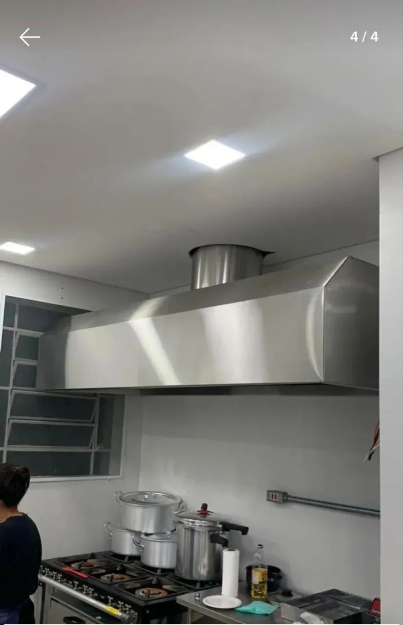Coifa inox cozinhas industriais  - Foto 3