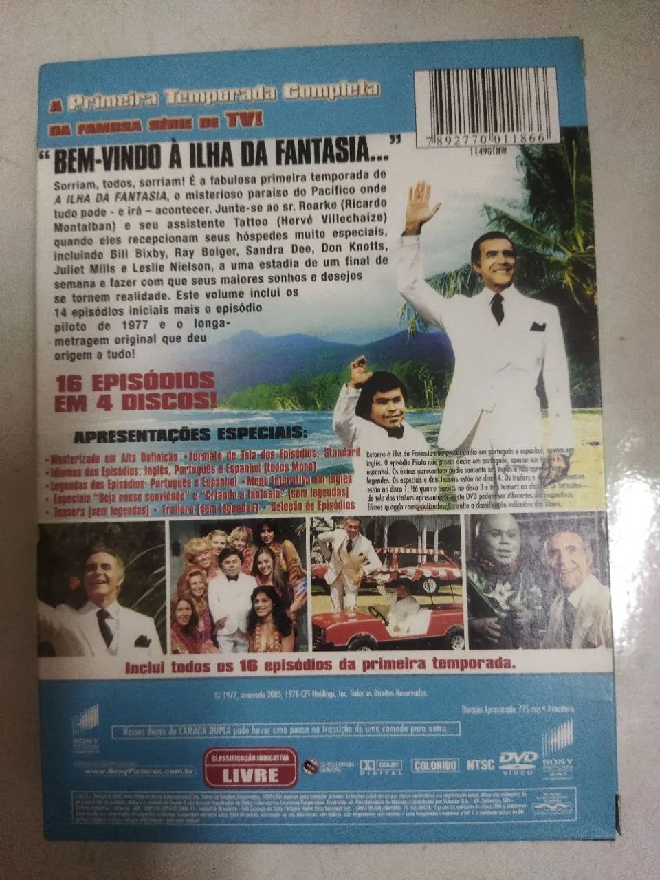 Box Dvd A Ilha da Fantasia - Primeira Temporada Completa - CDs