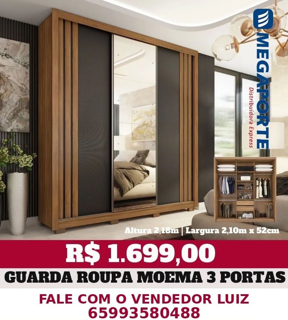 Guarda roupas Premium 