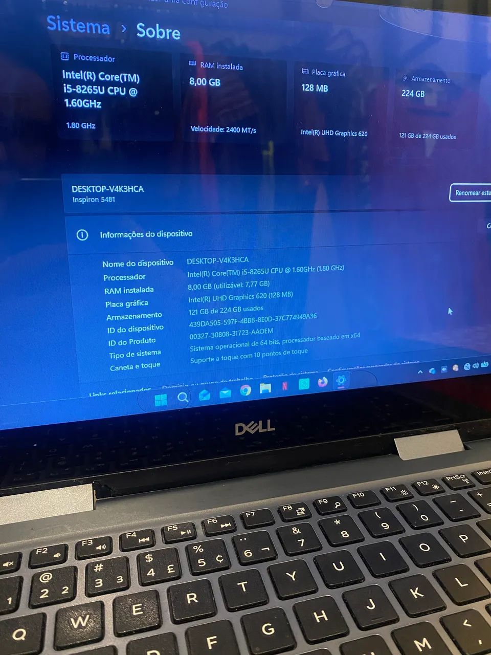 Notebook Dell Inspiron 5481 2 em 1 touchscreen  - Foto 2