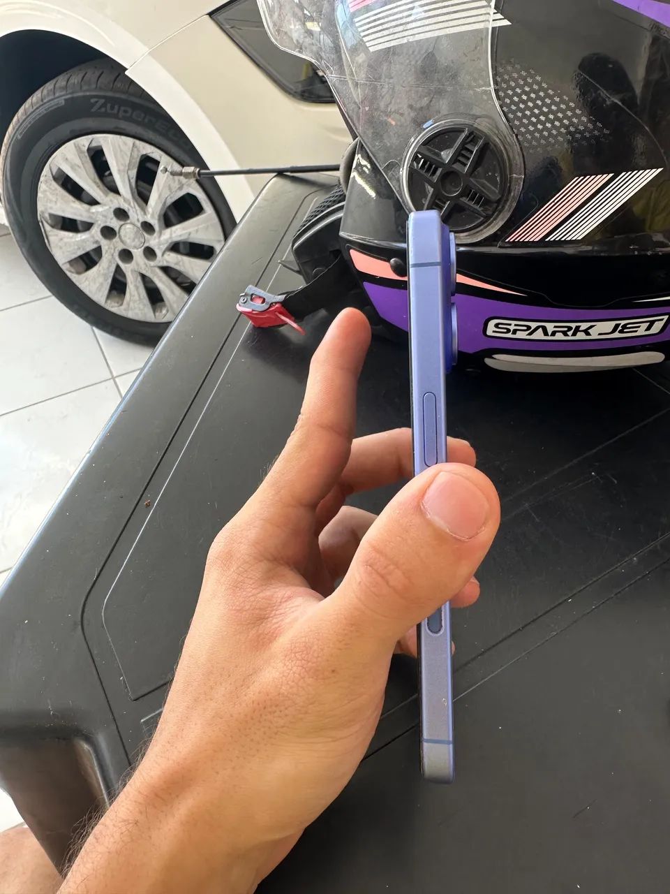 Iphone 16 azul 128gb bateria 90% TODO ORIGINAL com caixa - Foto 5
