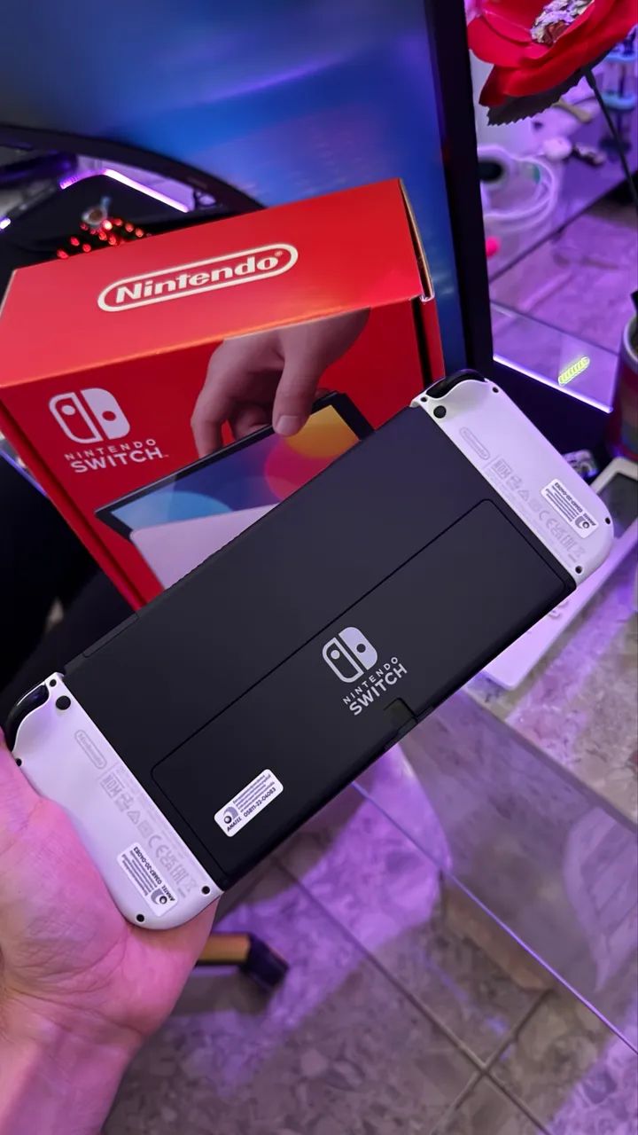 Nintendo Switch Oled Anatel - Foto 2